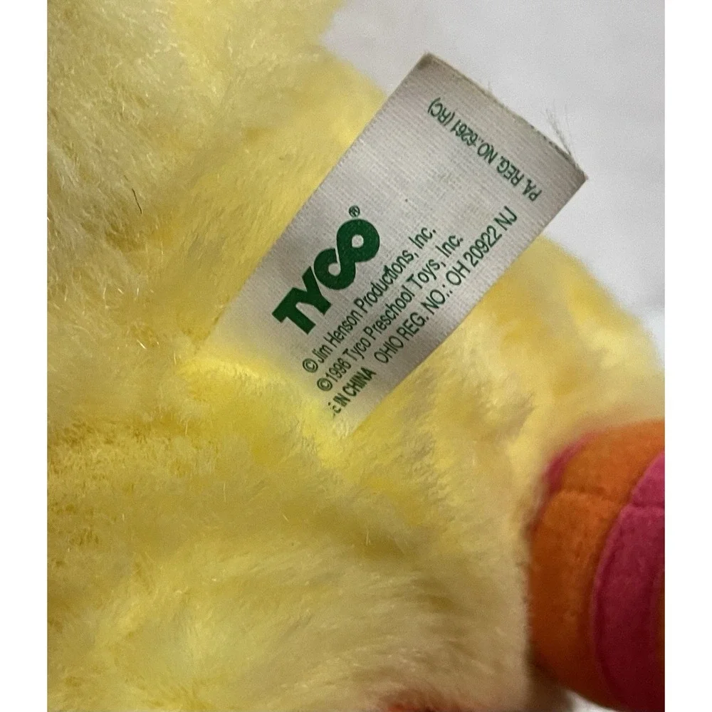 1997 Tyco Tickle Me Big Bird Sesame Street Plush Electronic Laughs & Shakes 12